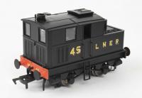 KMR-021 Dapol LNER Class Y1 Sentinel Steam Loco number 45 in LNER black livery with shaded letters and numbers